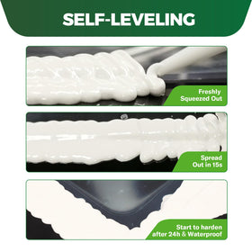RVGUARD nozzle close-up showing self-leveling texture for smooth coverage