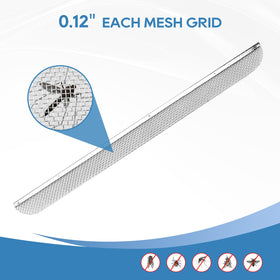 RVGUARD close-up of stainless-steel mesh showing corrosion resistance