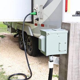 RVGUARD connector threaded ring detail highlighting waterproof seal benefit