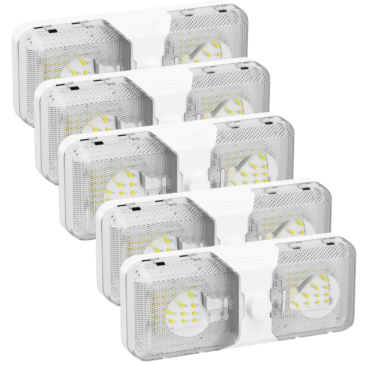 RVGUARD double dome front view showing even light and modern look benefit