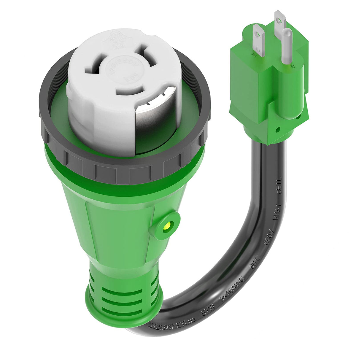 RVGUARD front connector view showing secure fit and reliable connection benefit