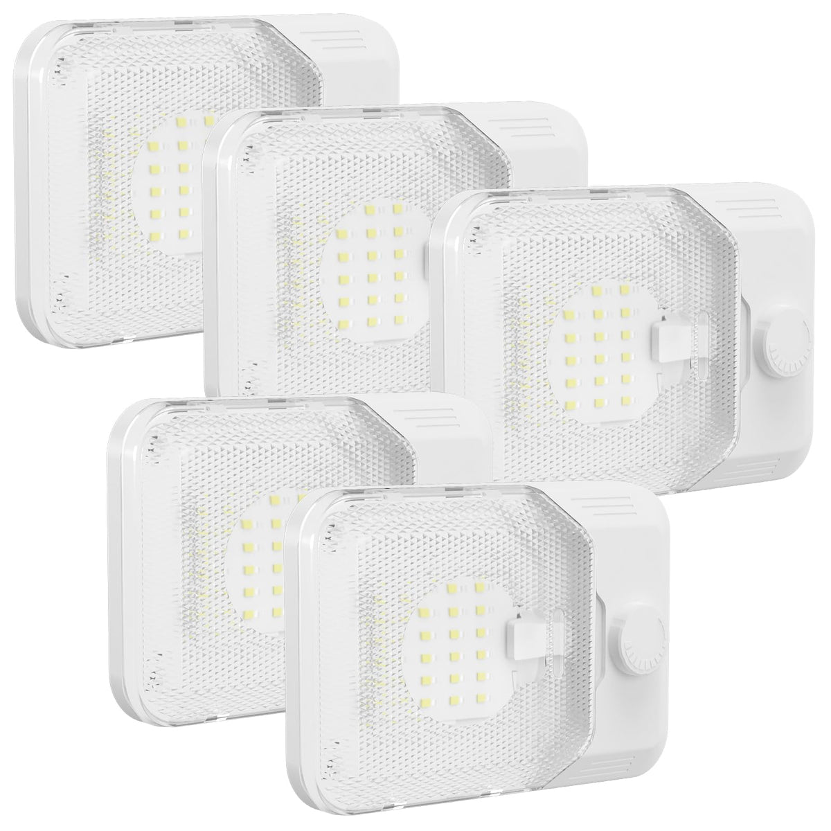 RVGUARD front view dome light showing clean profile and quick upgrade benefit