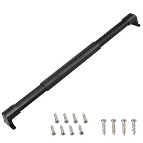 RVGUARD front view screen door handle showing secure mount and easy grip benefit