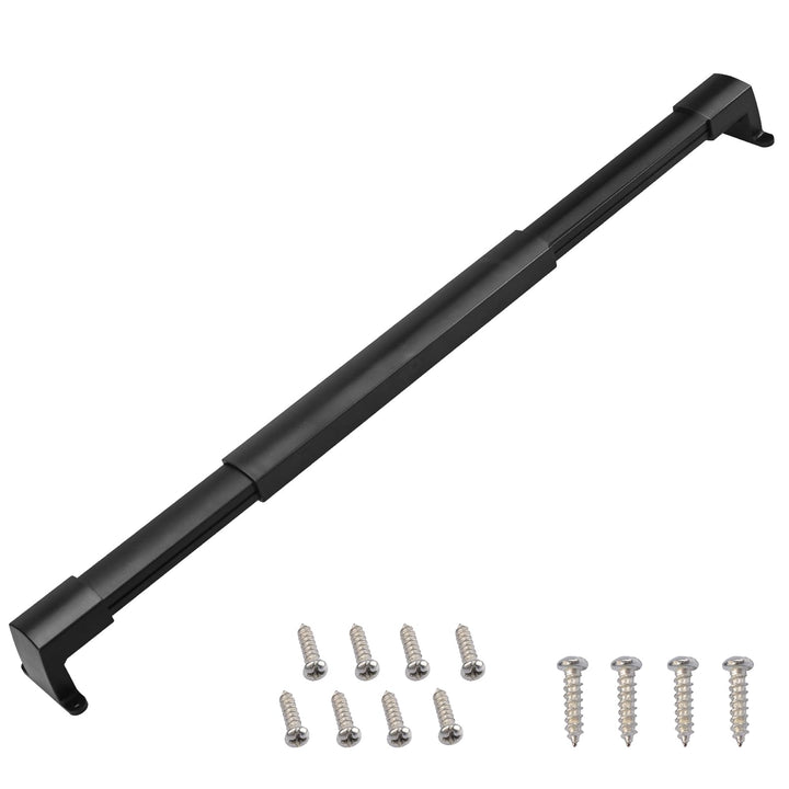 RVGUARD front view screen door handle showing secure mount and easy grip benefit