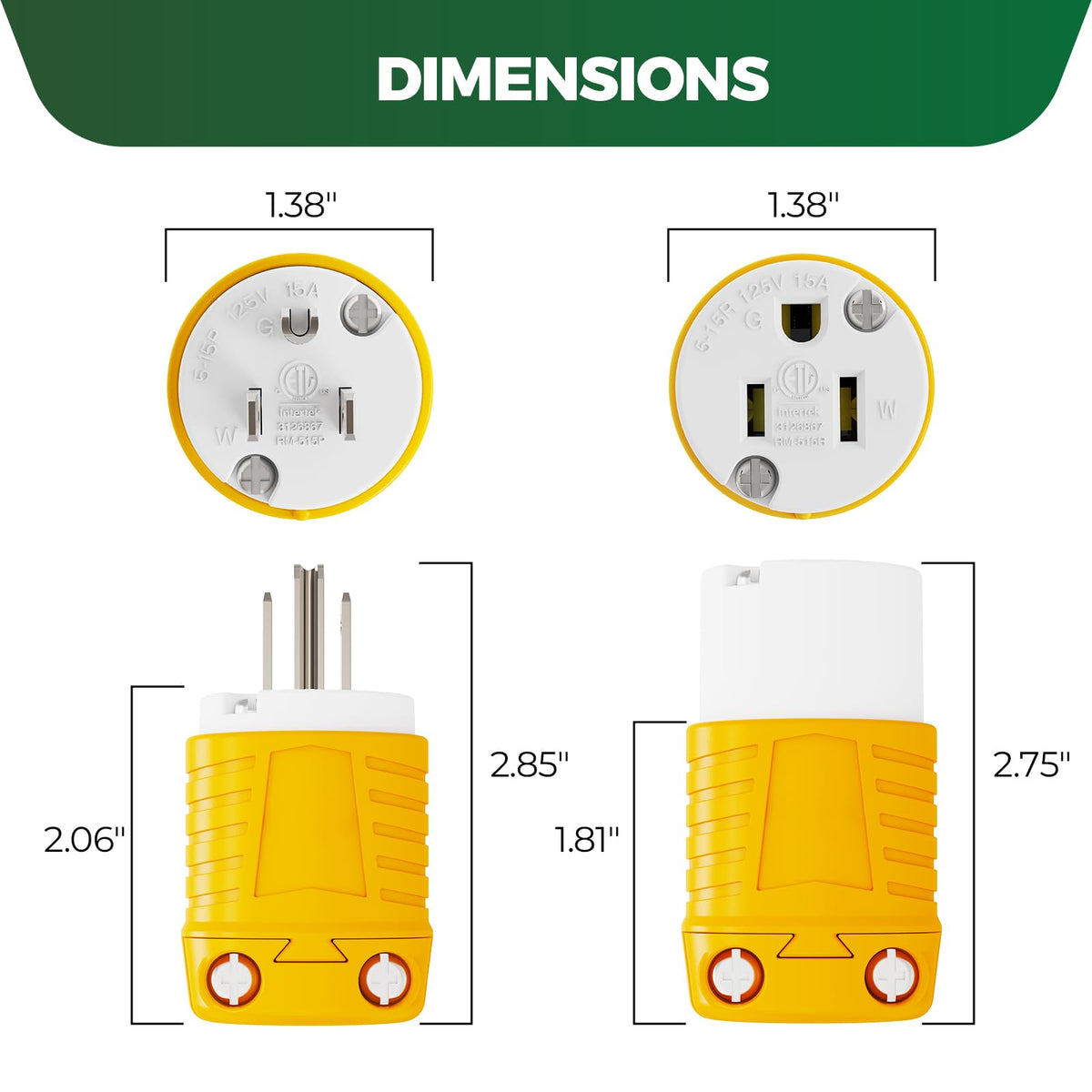 RVGUARD plugged into an outdoor extension cord demonstrating quick repair benefit