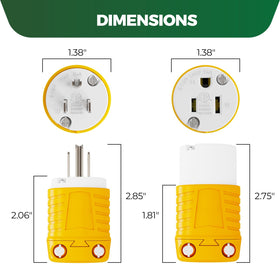 RVGUARD plugged into an outdoor extension cord demonstrating quick repair benefit