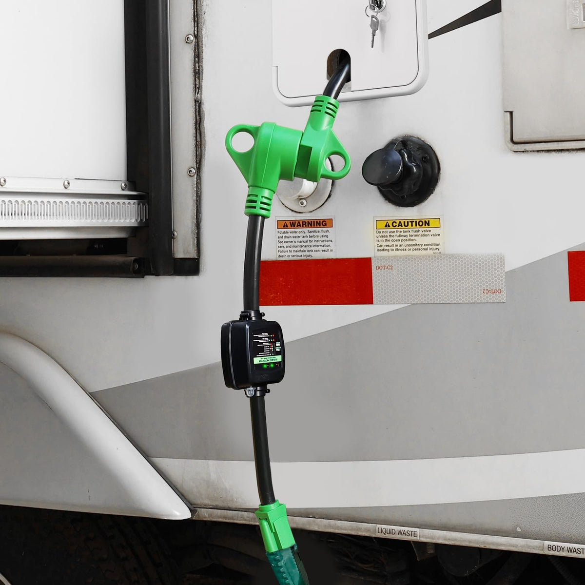 RVGUARD LED power indicator and reset button for quick fault identification