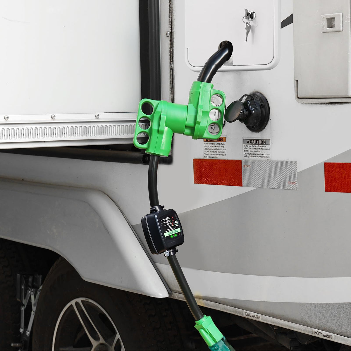 RVGUARD LED indicator lit for quick power confirmation benefit