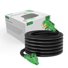 RVGUARD cord next to ruler to show 25-foot length and portability