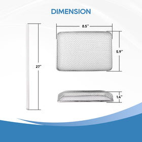 RVGUARD silicone edge profile protecting vent surface and reducing noise