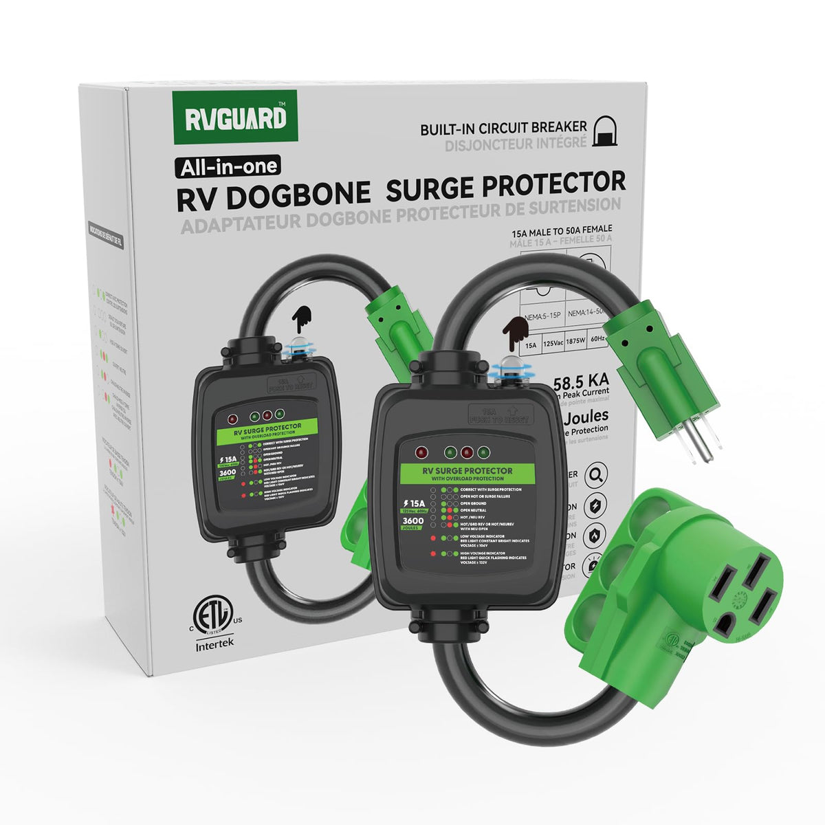 RVGUARD held in hand for size comparison demonstrating compact portability