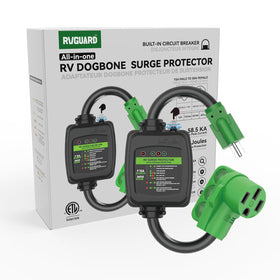 RVGUARD held in hand for size comparison demonstrating compact portability
