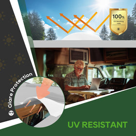 RVGUARD close-up of polycarbonate dome texture highlighting impact-resistant clarity
