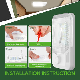 RVGUARD transparent cover glowing to show bright even illumination
