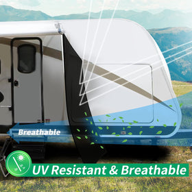RVINGPRO folded storage pack showing compact portability benefit