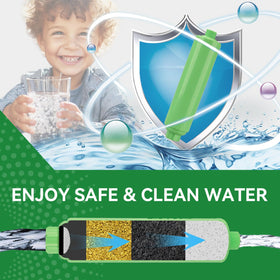 RVINGPRO hose splitter in use sharing campground water source