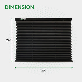 RVINGPRO close-up of pleated fabric showing UV protection