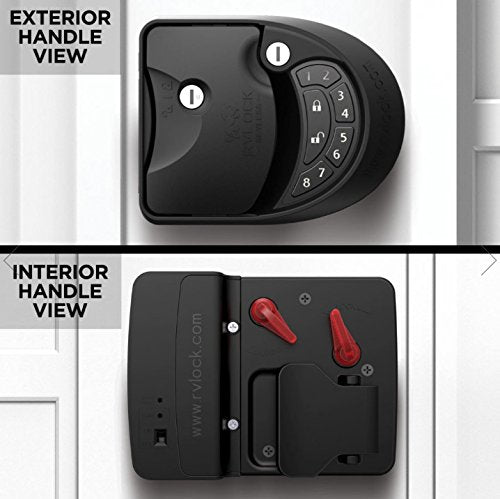 RVLock Charter mechanical keys and spare set offering manual backup access