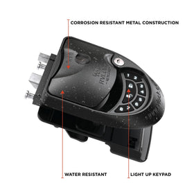 RVLock Charter remote fob held in hand providing quick hands-free access
