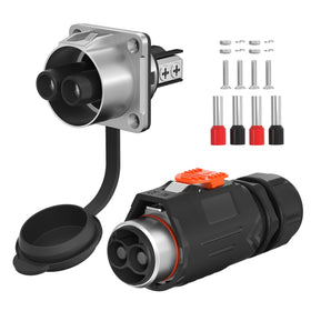 RVMARINEPAT front view plug and receptacle showing solid build and secure fit