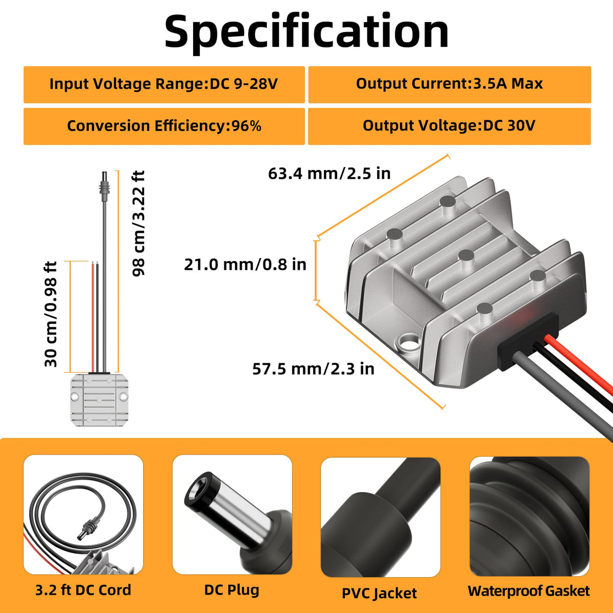 RVMARINEPAT connector detail view highlighting secure plug design and stable connection benefit