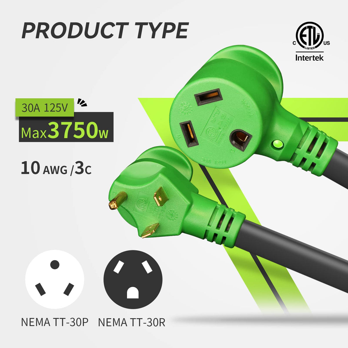 RVMATE cable neatly coiled for storage showing easy handling benefit