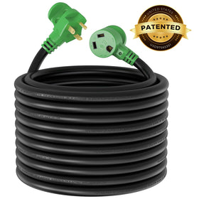 RVMATE coiled storage and scale showing easy transport benefit