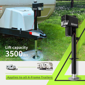 RVMATE control switch and manual crank handle for reliable backup operation benefit