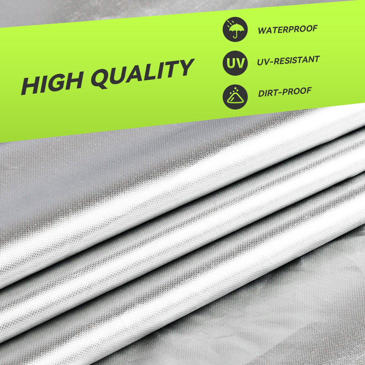 RVMATE detail of drawcord and stitched seam showing reinforced, wind-resistant closure
