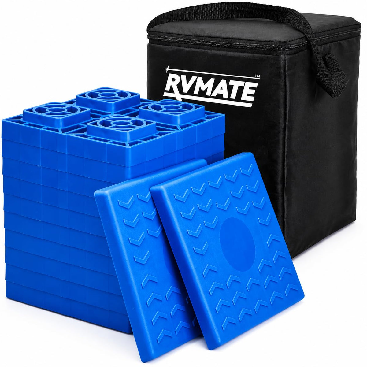 RVMATE front view of full 24-pack showing compact kit and easy storage benefits