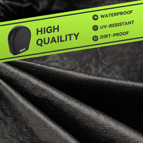 RVMATE installed on RV spare tire showing weather protection