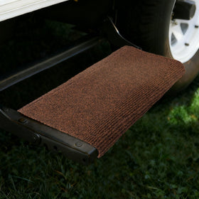 RVMATE rug at a campsite entrance improving traction for family access
