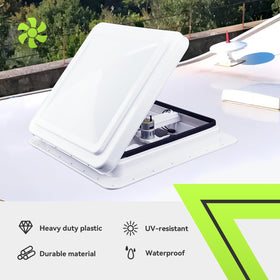 RVMATE remote control in hand showing easy operation benefit