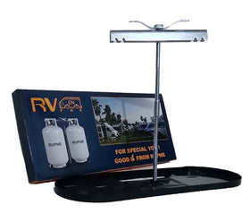 RVPNR close-up of powder-coated bottom tray highlighting secure base support