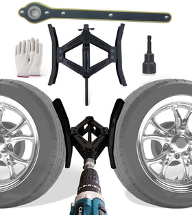 RVPNR front view of chock stabilizers showing kit and build quality benefit