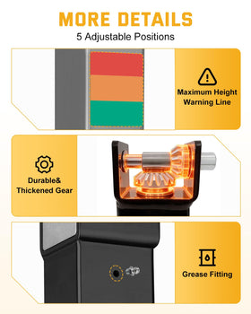 RVshark detachable side handle detail enabling ergonomic manual control and fine adjustments