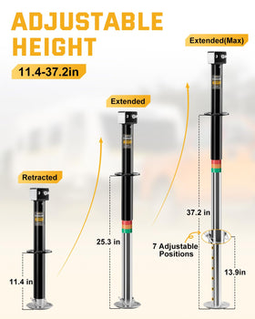 RVshark wide foot plate detail providing stable support on soft ground