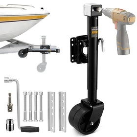 RVshark front view mounted on trailer frame showing sturdy bolt-on fit