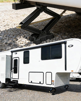 RVshark package contents with cable ties and screws showing secure mount benefit