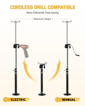 RVshark side handle and gear assembly showing ergonomic control and easier lifting