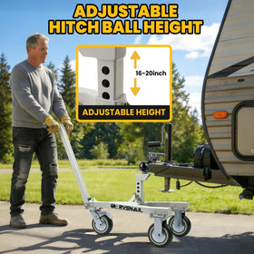 RVSNAIL next to a person to show scale and easy maneuverability