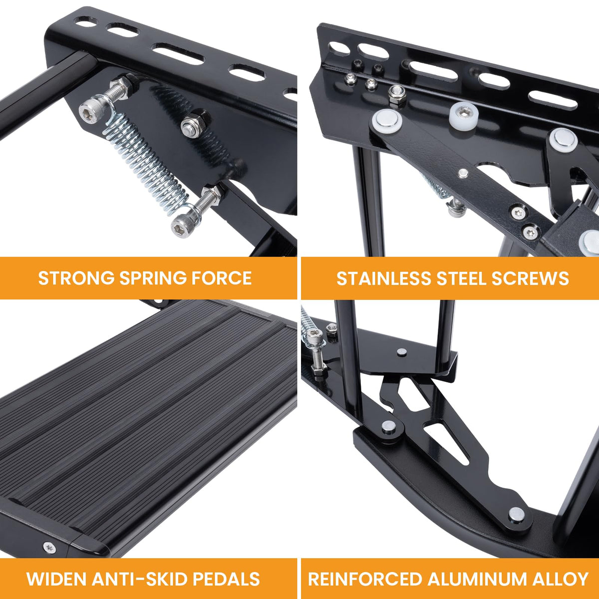 RVSNAIL side profile step extended demonstrating easy step down