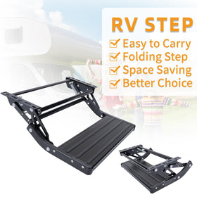 RVSNAIL weight capacity scale test showing 440 lb reliable support