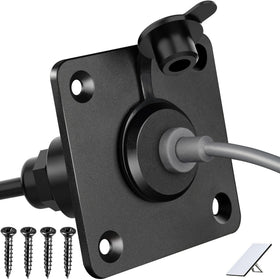 RVSPARK front connector showing tidy pass-through and weather protection benefit