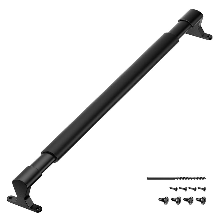 RVZONE front view of black aluminum handle showing sturdy construction and improved durability
