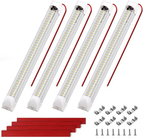 RVZONE front view of LED light bar showing slim profile and bright output for interior upgrades