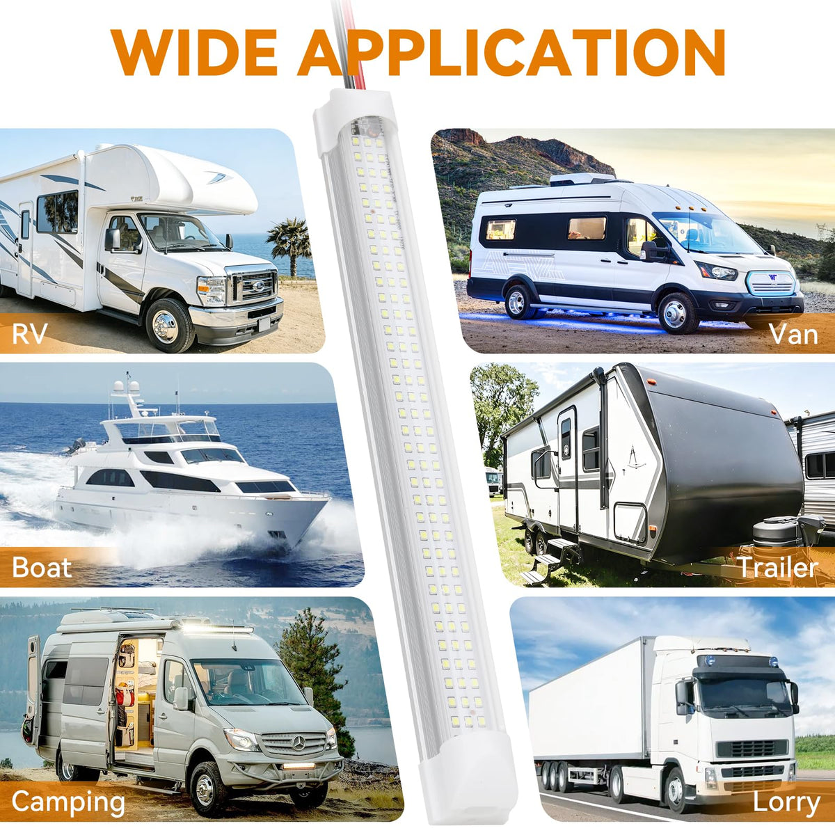 RVZONE interior installation in cargo trailer showing improved visibility and safety