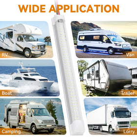 RVZONE interior installation in cargo trailer showing improved visibility and safety