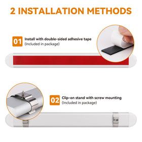 RVZONE under-cabinet installation demonstrating neat, space-saving illumination