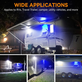 RVZONE packaged light with three screws included for quick, simple installation